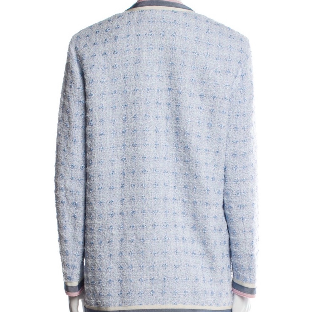 Gucci Blue and Pink Blazer with Textured Design - Picture 3 of 12